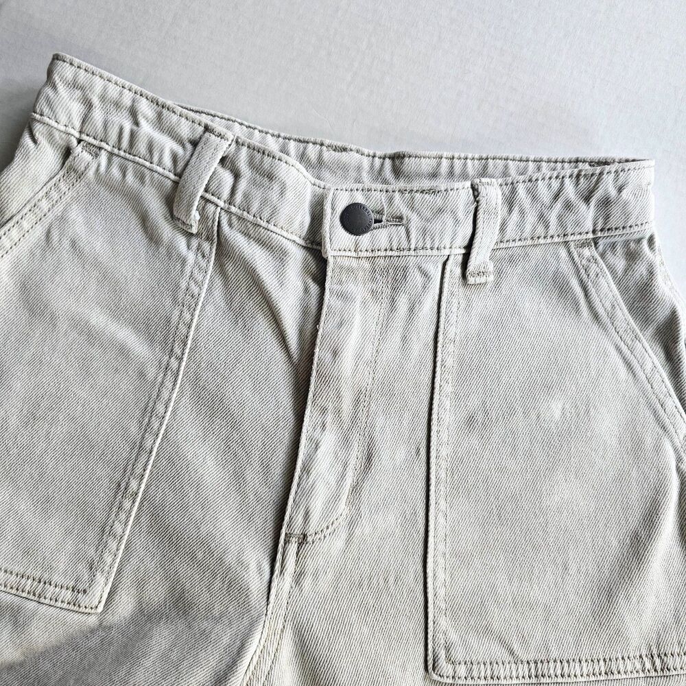 Universal Thread Wide Leg Highest Rise Jeans Oatmeal Women's Size  00/24R